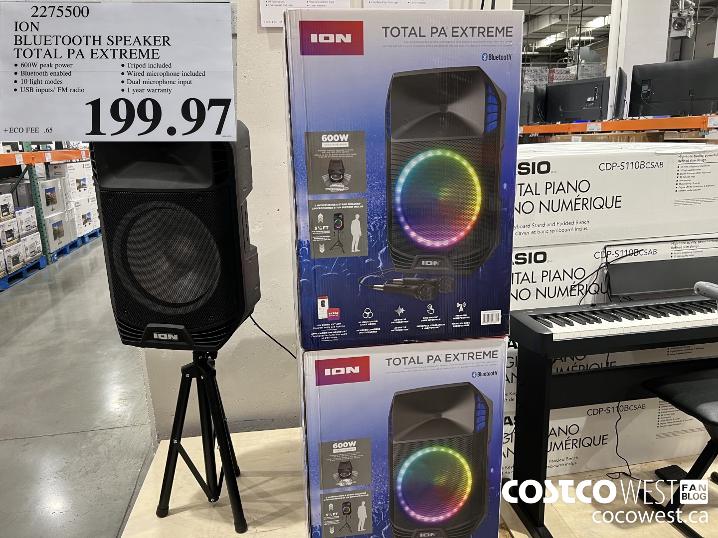 2275500 ION BLUETOOTH SPEAKER TOTAL PA EXTREME $199.97