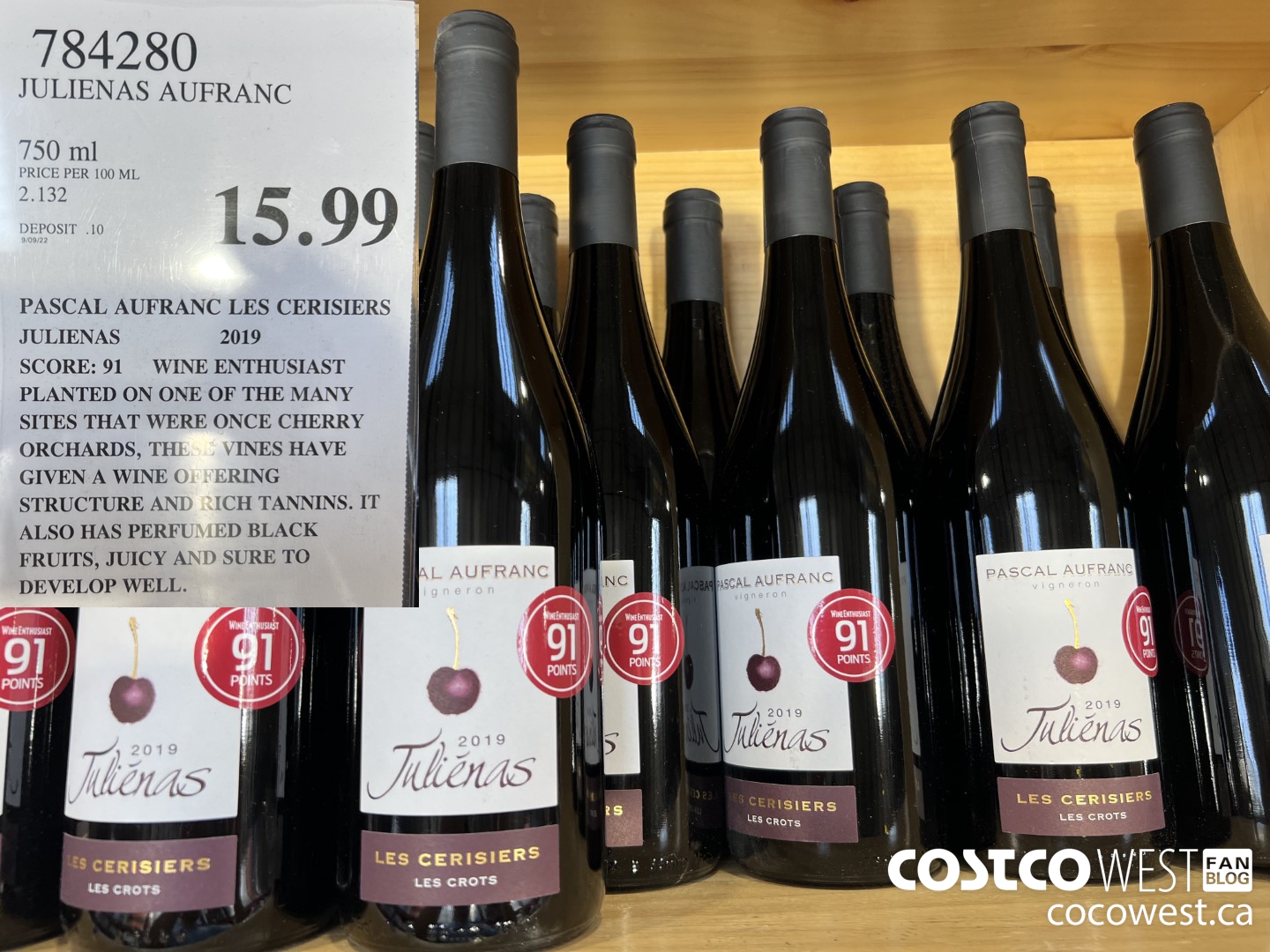 784280 JULIENAS AUFRANC 750 ML $15.99