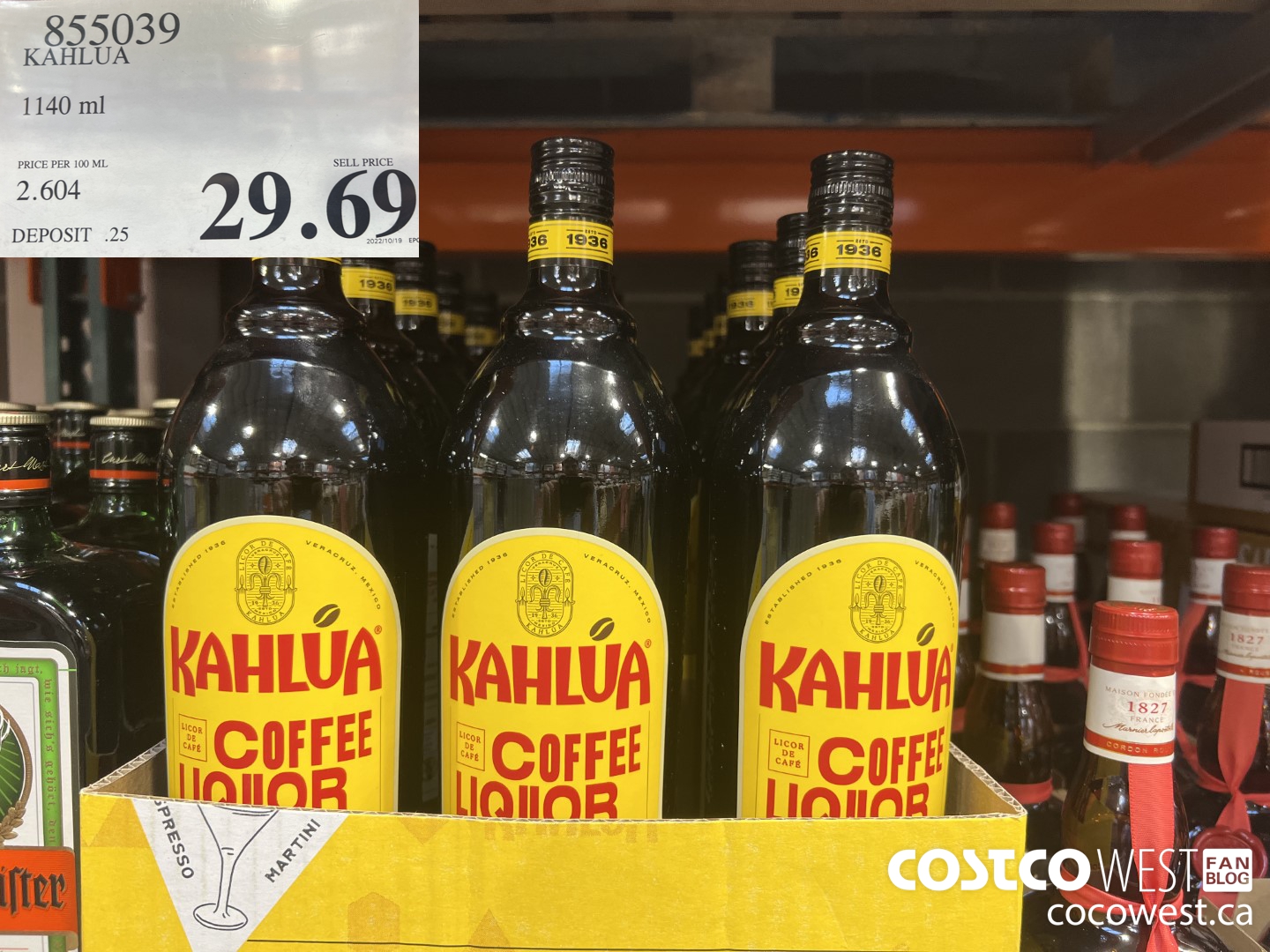 855039 KAHLUA 1140 ML $29.69