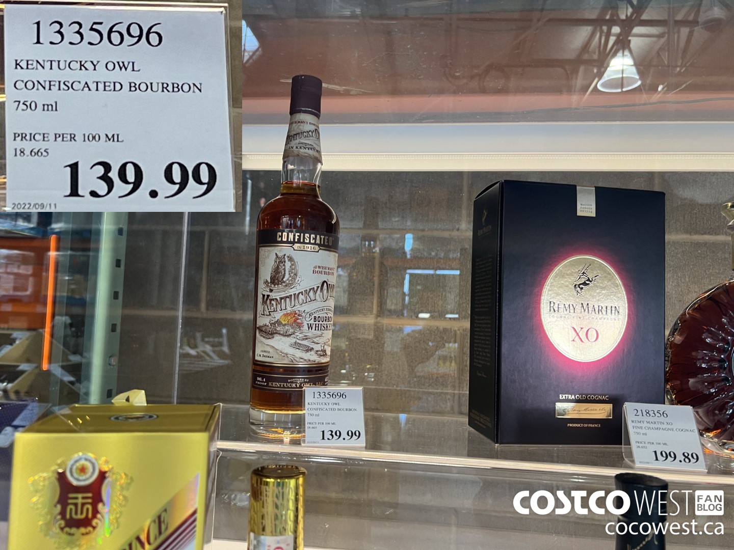 1335696 KENTUCKY OWN CONFISCATED BOURBON 750 ML $139.99