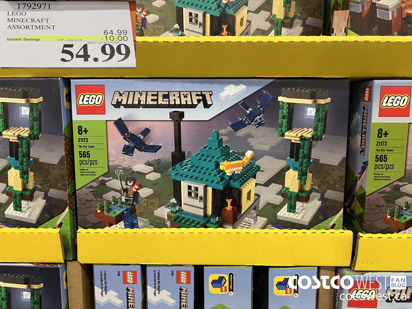 1792971 LEGO MINECRAFT ASSORTMENT  ($10.00 INSTANT SAVINGS EXPIRES ON 2022-10-30) $54.99