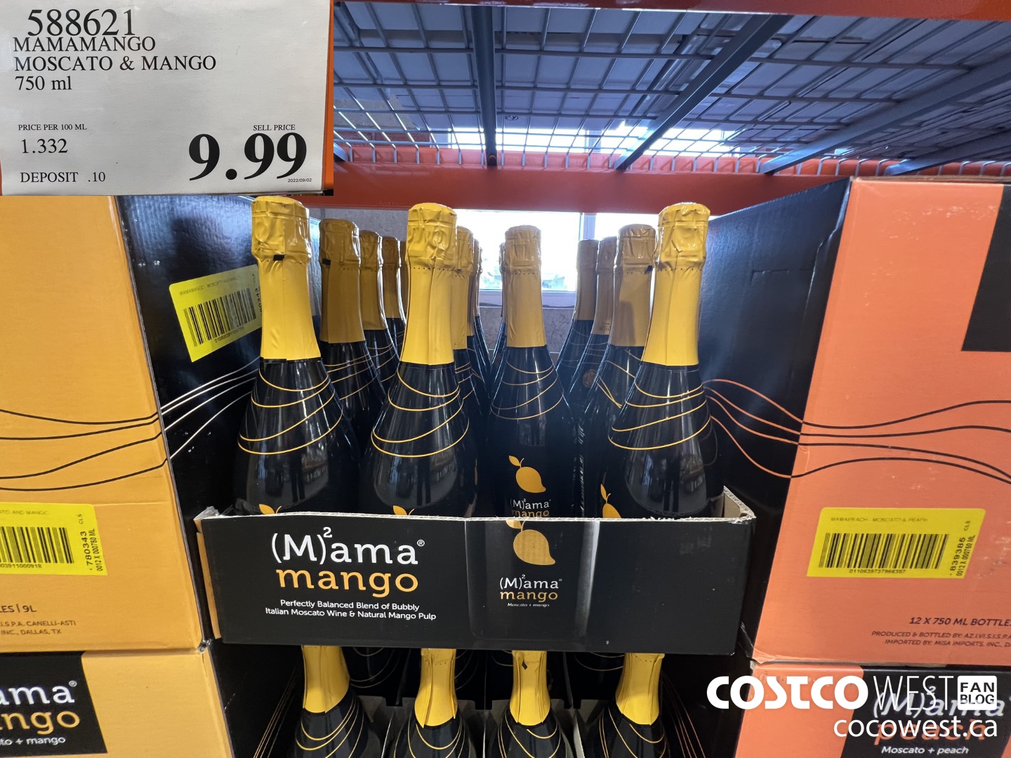 588621 MAMAMANGO MOSCATO & MANGO 750 ML $9.99