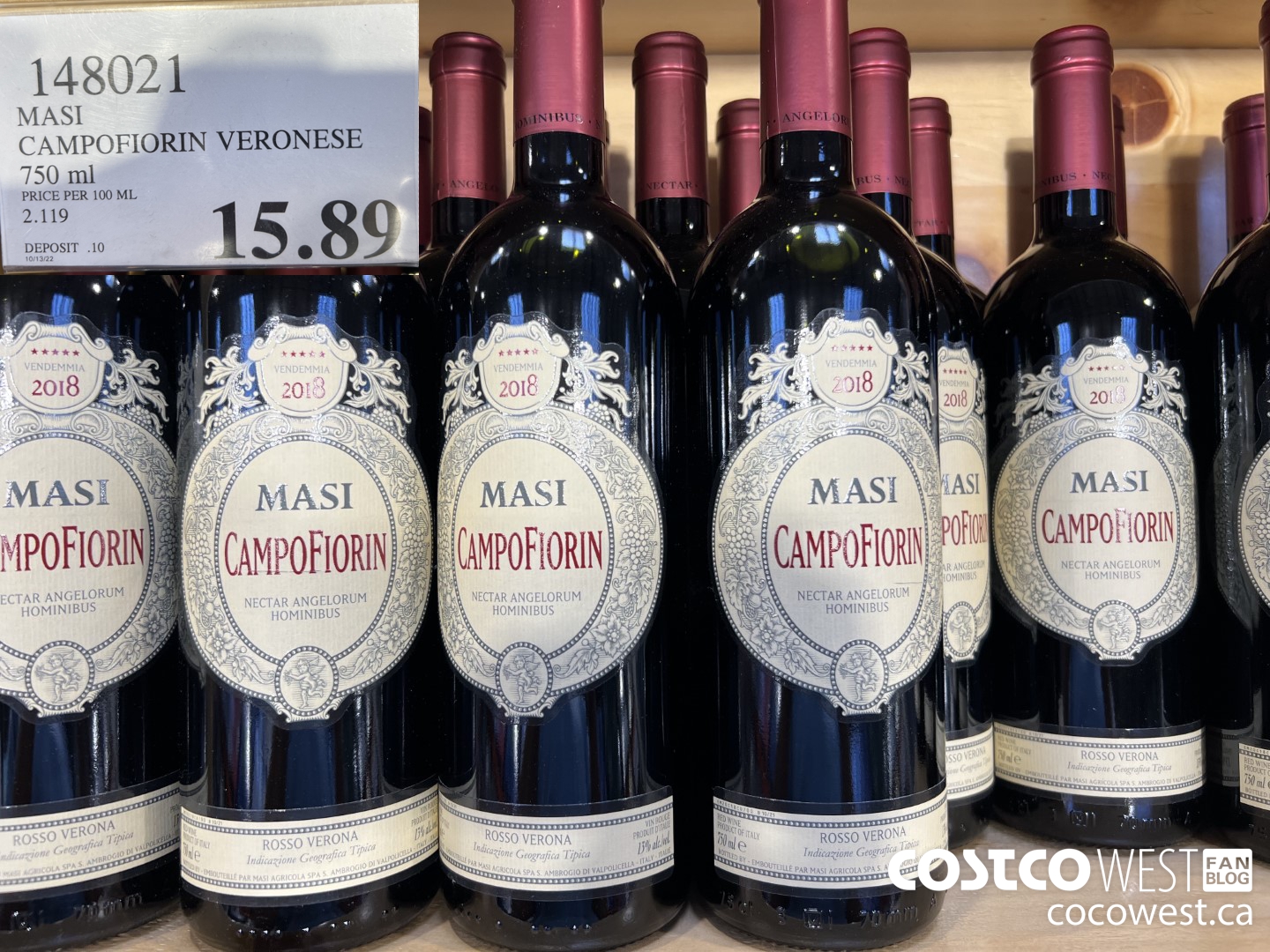148021 MASI CAMPOFIORIN VERONESE 750 ML $15.89