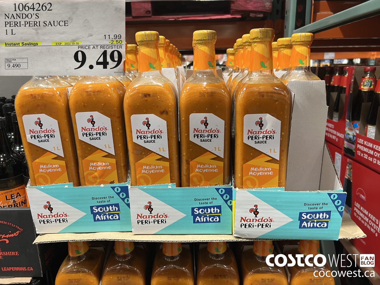 1064262 NANDO'S PERI-PERI SAUCE 1 L ($2.50 INSTANT SAVINGS EXPIRES ON 2022-10-30) $9.49