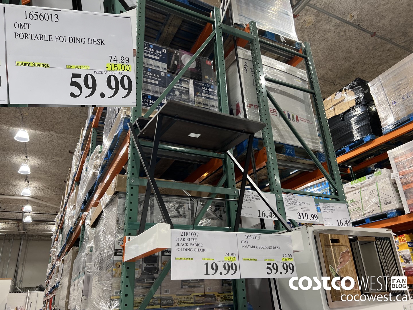 Costco Flyer Costco Sale Items For Oct 24 30 2022 For BC AB MB SK   OMT PORTABLE FOLDING DESK 20221024 104233 