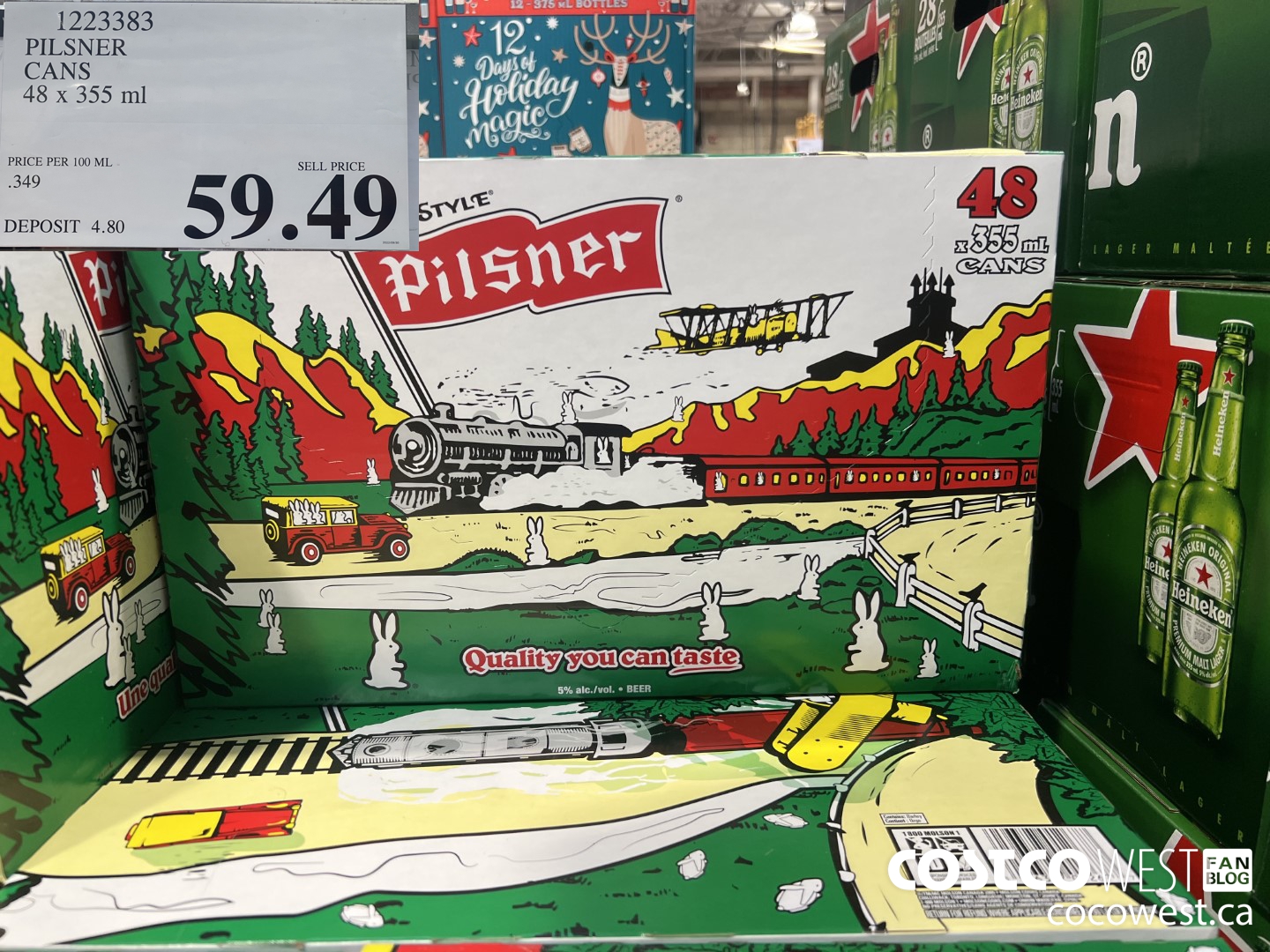 1223383 PILSNER CANS 48 X 335 ML $59.49