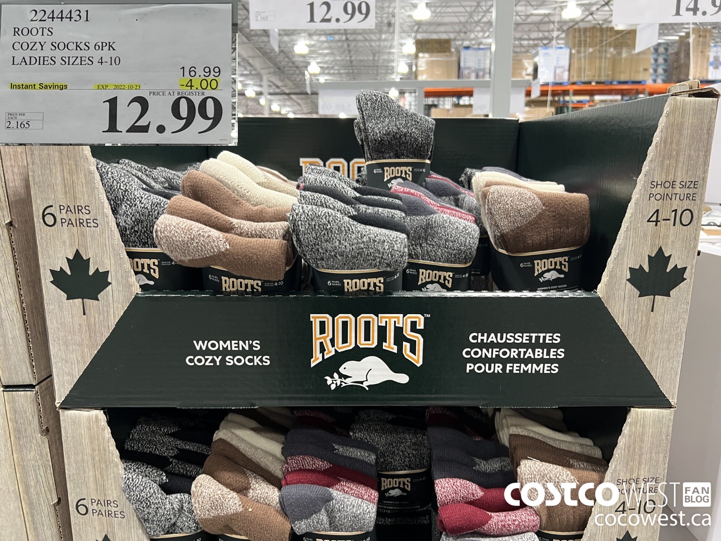 Costco Buys  🧦 Ladies Boot Sock 4-packs are at Costco! These