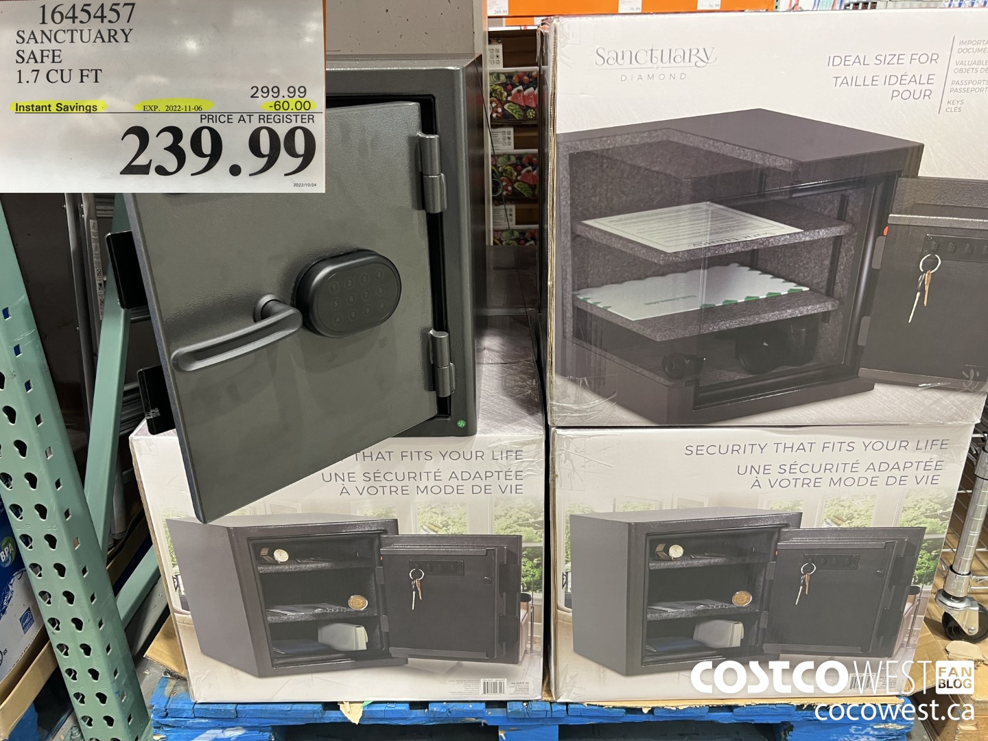 1645457 SANCTUARY SAFE 1.7 CU FT ($60.00 INSTANT SAVINGS EXPIRES ON 2022-11-06) $239.99