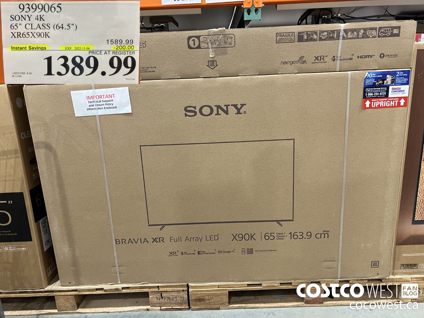 9399065 SONY 4K 65