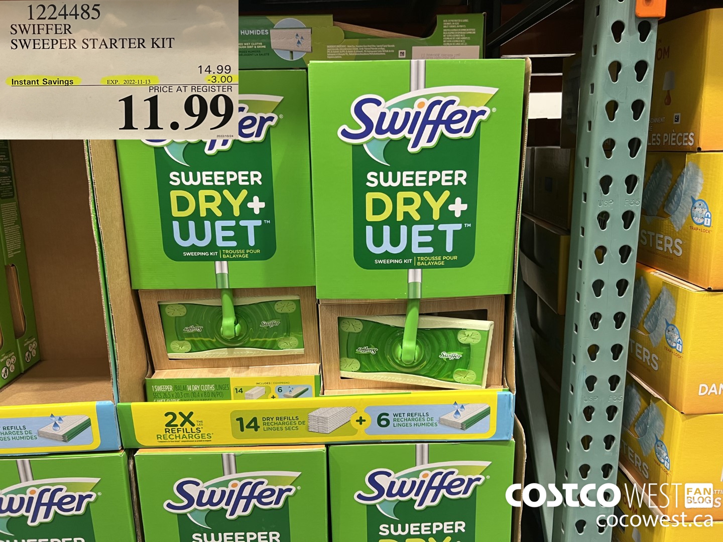 1224485 SWIFFER SWEEPER STARTER KIT ($3.00 INSTANT SAVINGS EXPIRES ON 2022-11-13) $11.99