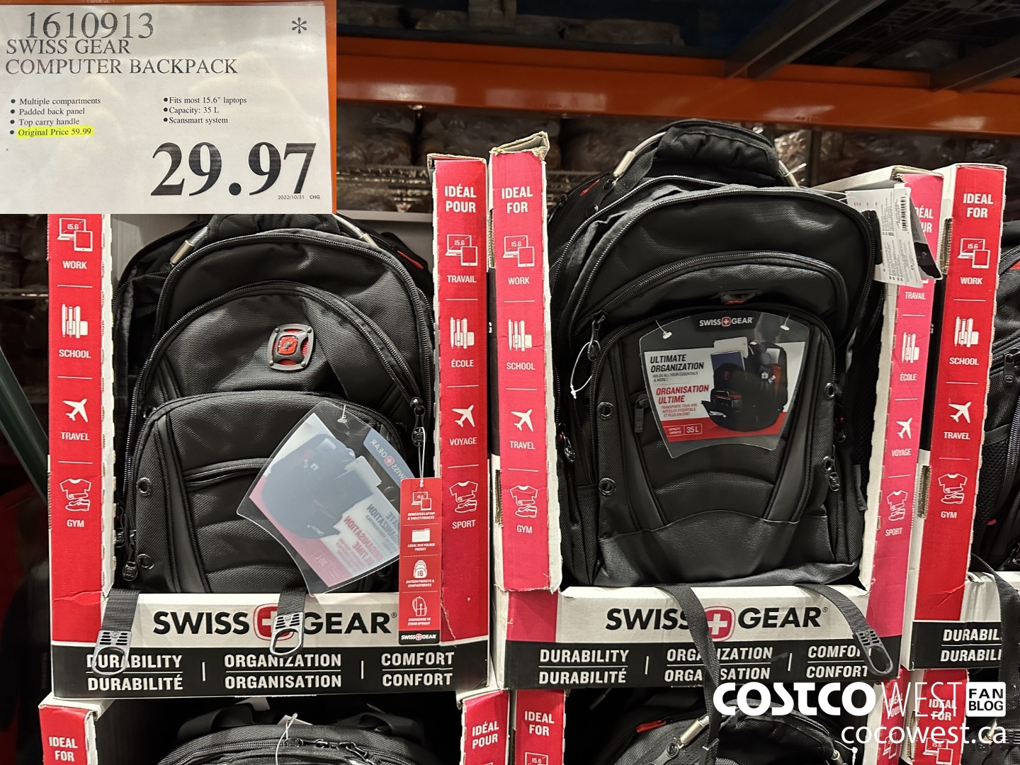 Costco swiss hotsell army backpack