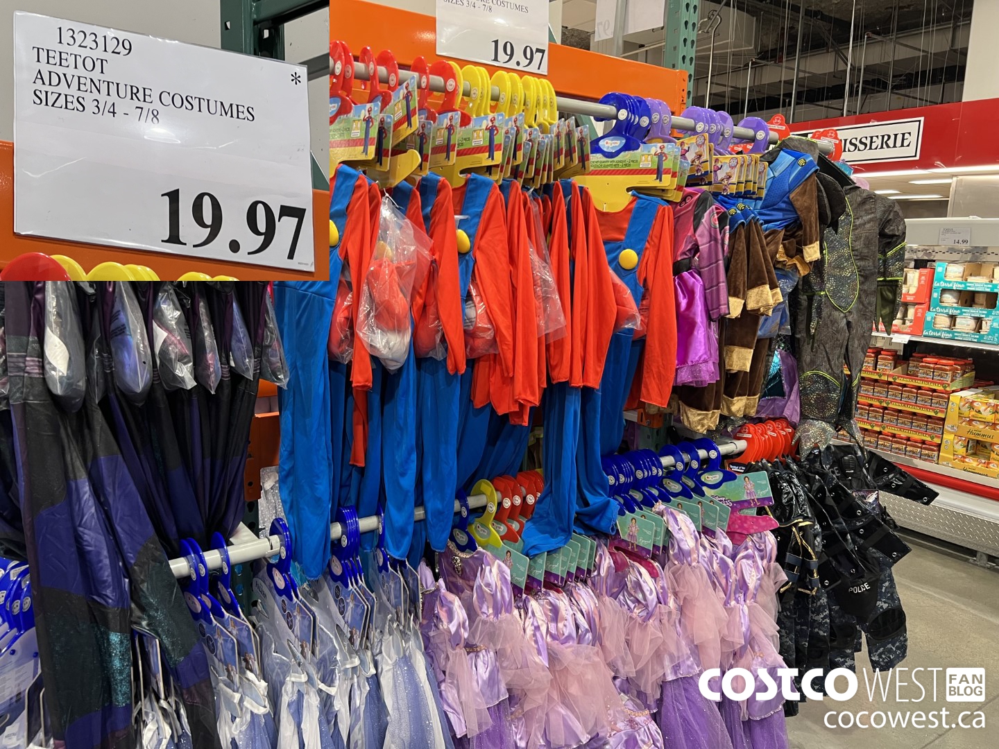 1323129 TEETOT ADVENTURE COSTUMES SIZES 3/4-7/8 $19.97