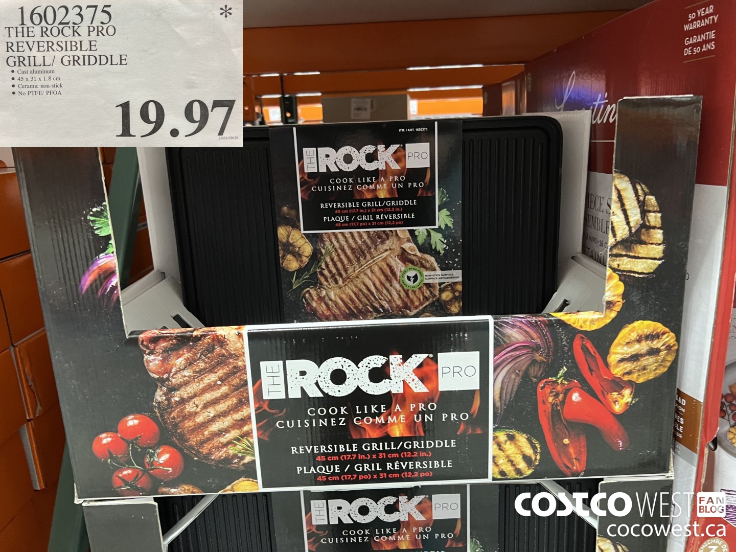 Costco Deals - The rock reversible grill #diecast