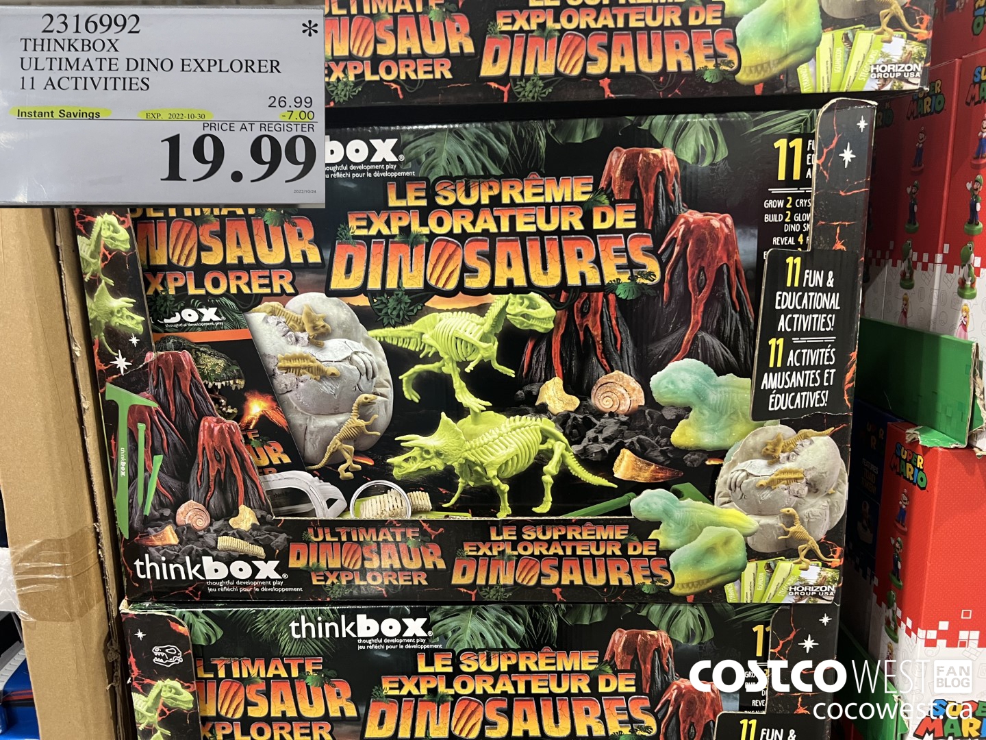 2316992 THINKBOX ULTIMATE DINO EXPLORER 11 ACTIVITIES ($7.00 INSTANT SAVINGS EXPIRES ON 2022-10-30) $19.99