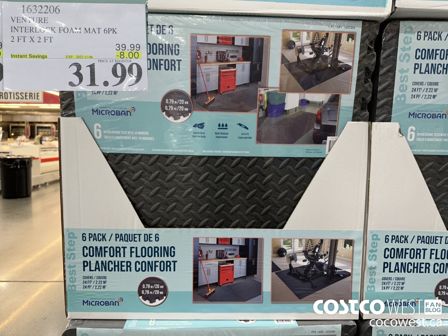 Costco Flyer Costco Sale Items For Oct 31 Nov 6 2022 For BC AB   VENTURE INTERLOCK FOAM MAT 6PK 2 FT X 2 FT 20221031 104744 