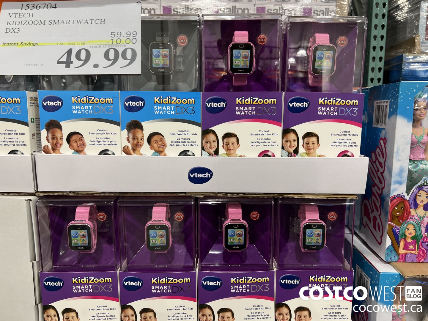 1536704 VTECH KIDIZOOM SMARTWATCH DX3 ($10.00 INSTANT SAVINGS EXPIRES ON 2022-11-06) $49.99