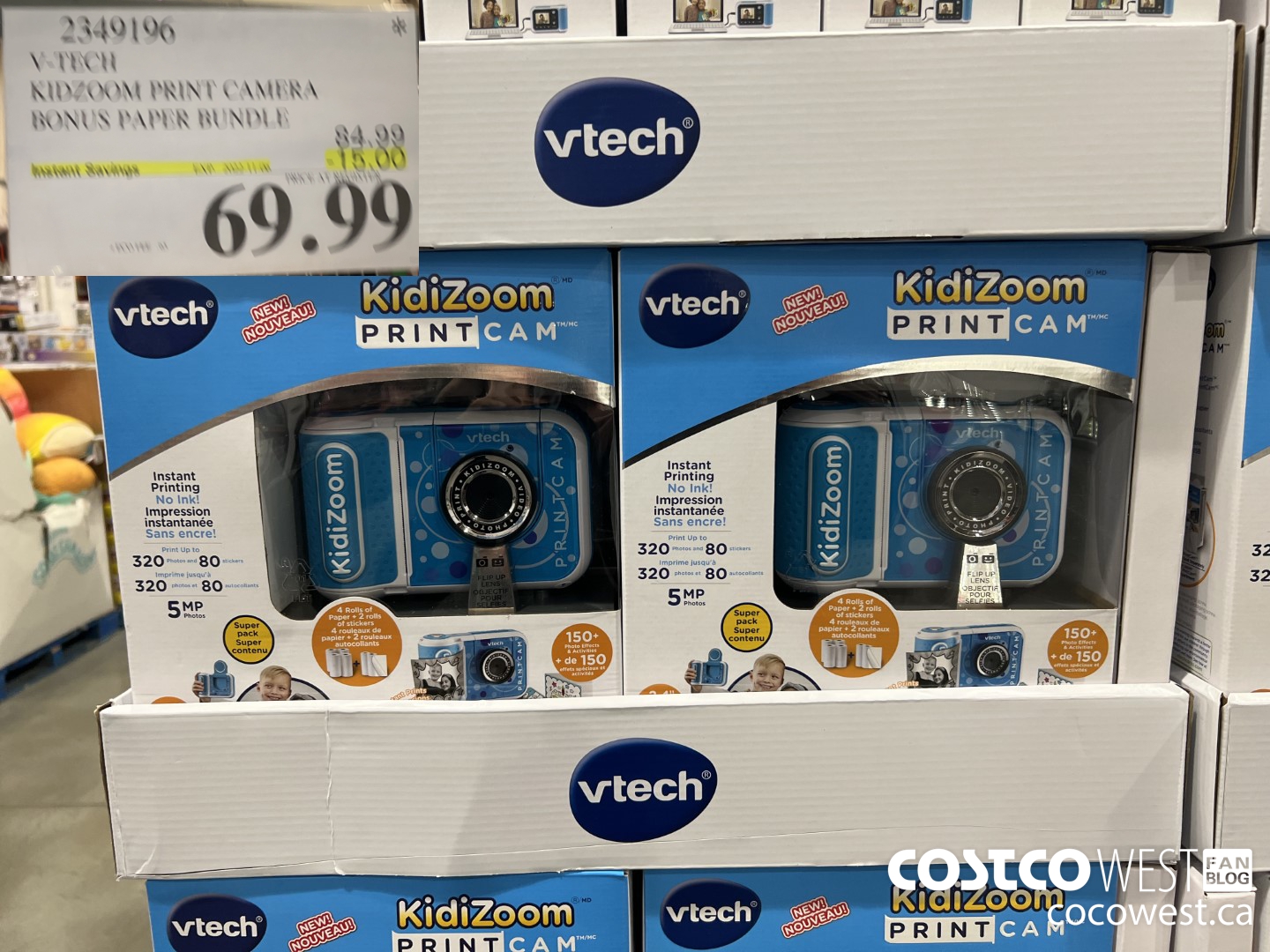 2349196 V-TECH KIDZOOM PRINT CAMERA BONUS PAPER BUNDLE ($15.00 INSTANT SAVINGS EXPIRES ON 2022-11-06) $69.99