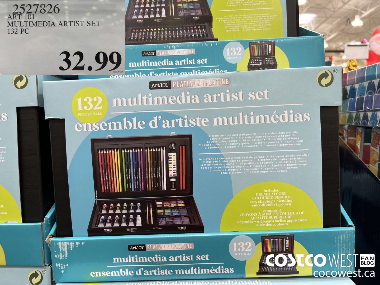 Art 101 All Media Artist Set - 154 Pieces | Costco UK