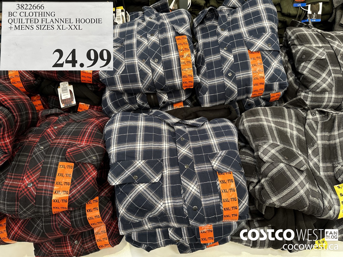 Costco mens store flannel jacket