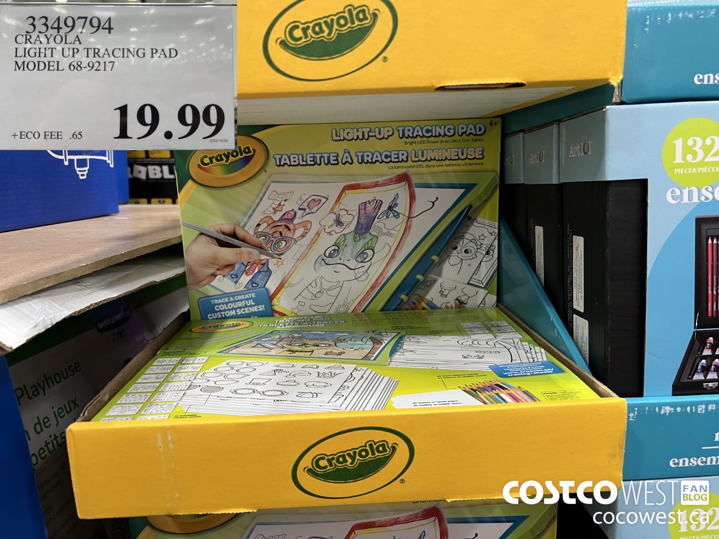3349794 CRAYOLA LIGHT UP TRACING PAD MODEL 68-9217 $19.99