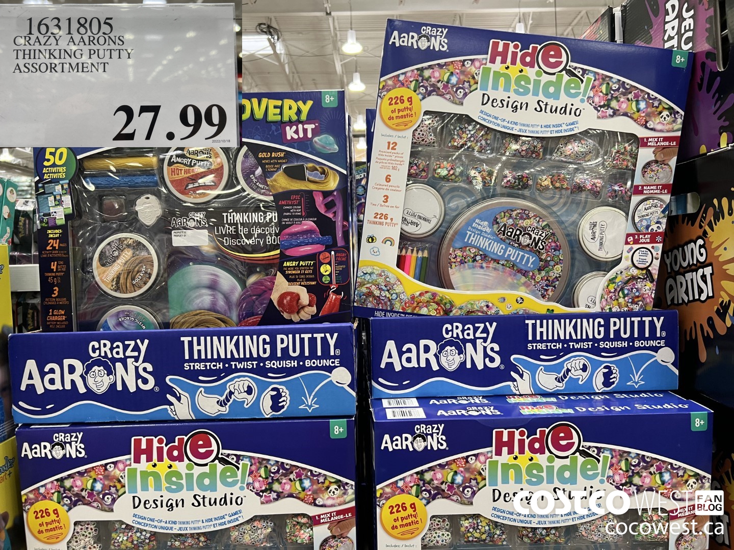 1631805 CRAZY AARONS THINKING PUTTY ASSORTMENT $27.99