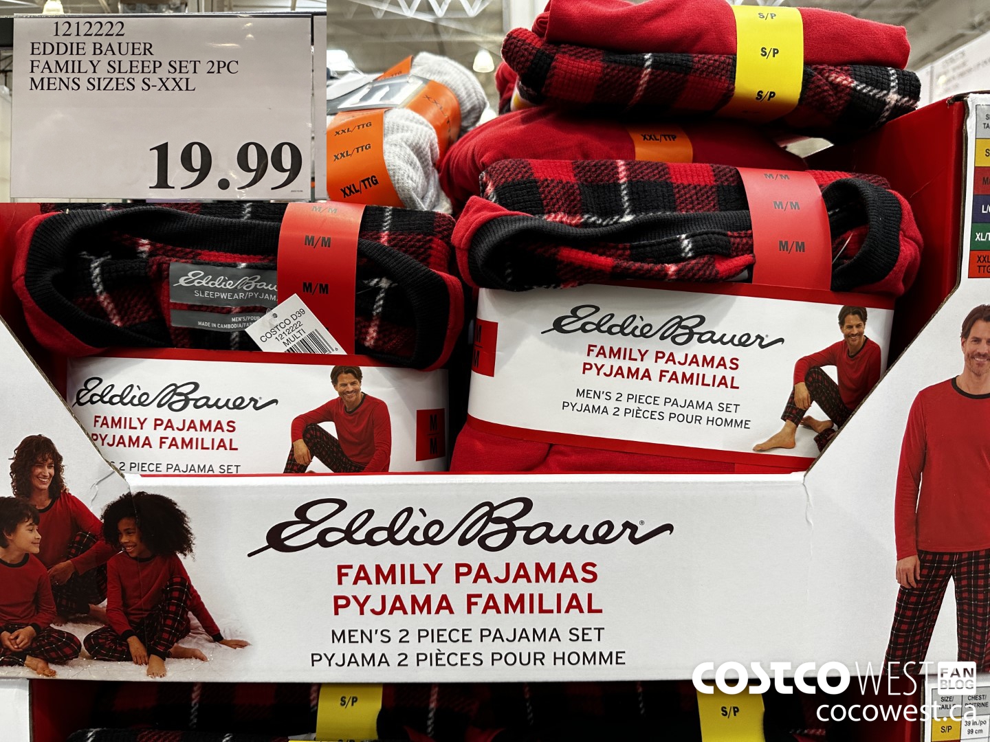 1212222 EDDIE BAUER FAMILY SLEEP SET 2PC MENS SIZES S-XXL $19.99