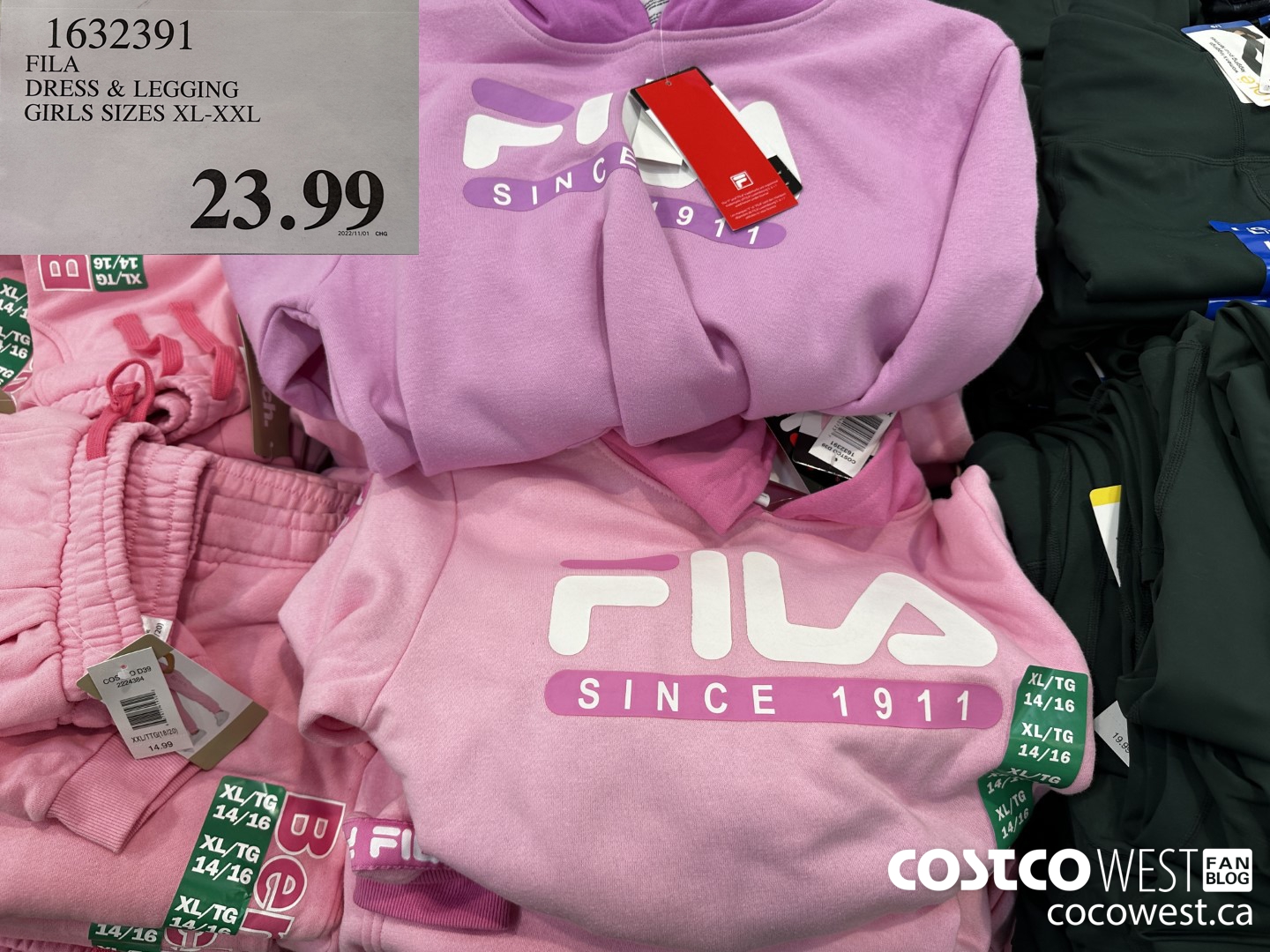 Costco fila clearance hoodie