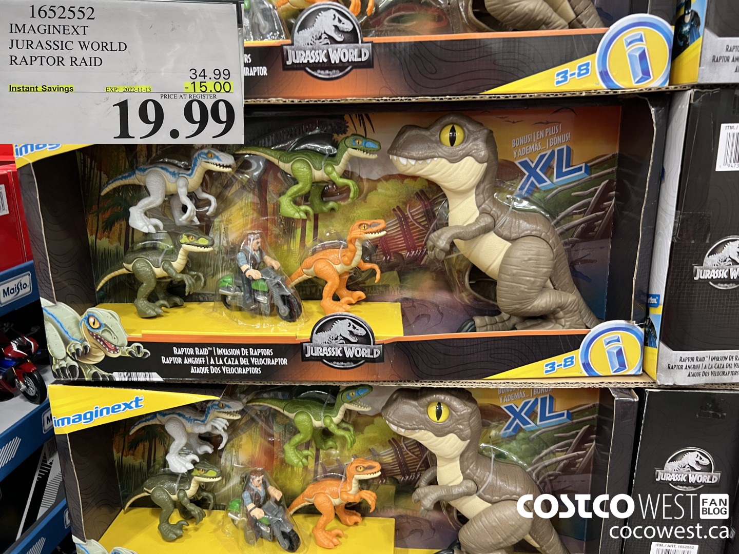 1652552 IMAGINEXT JURASSIC WORLD RAPTOR RAID  ($15.00 INSTANT SAVINGS EXPIRES ON 2022-11-13) $19.99