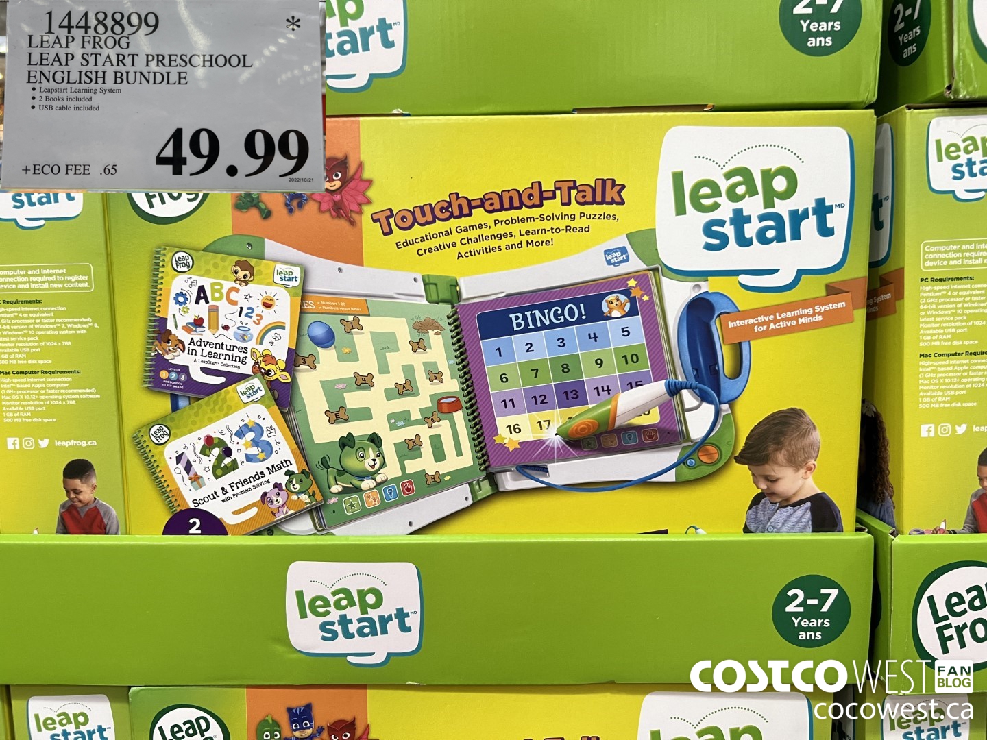 1448899 LEAP FROG LEAP START PRESCHOOL ENGLISH BUNDLE $49.99