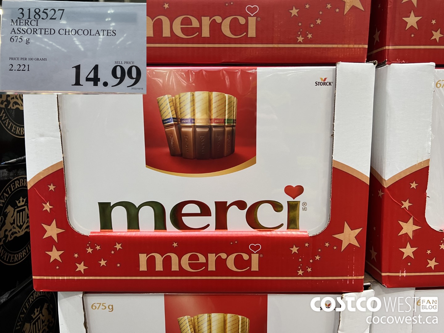 318527 MERCI ASSORTED CHOCOLATES 675 g $14.99