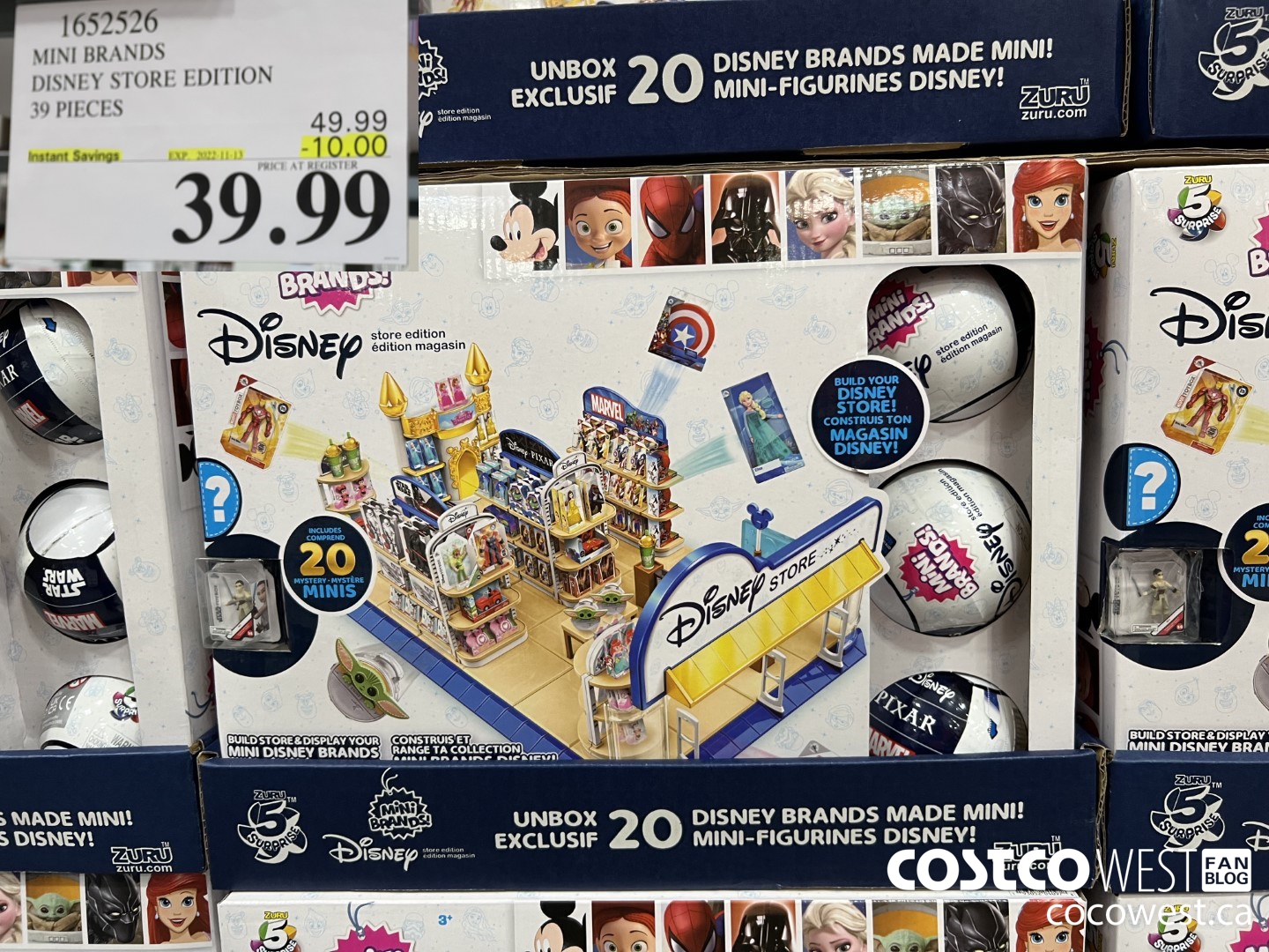 1652526 MINI BRANDS DISNEY STORE EDITION 39 PIECES ($10.00 INSTANT SAVINGS EXPIRES ON 2022-11-13) $39.99