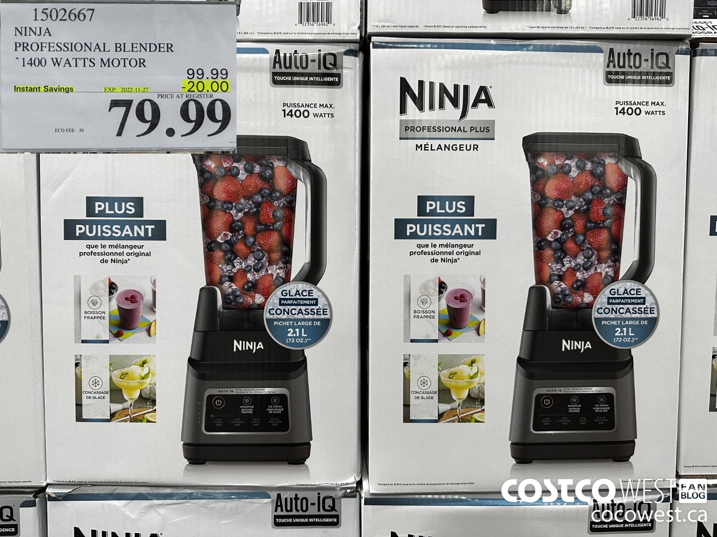 Costco Flyer Costco Sale Items For Nov 21 27 2022 For BC AB MB SK   NINJA PROFESSIONAL BLENDER 1400 WATTS MOTOR 20221121 107237 