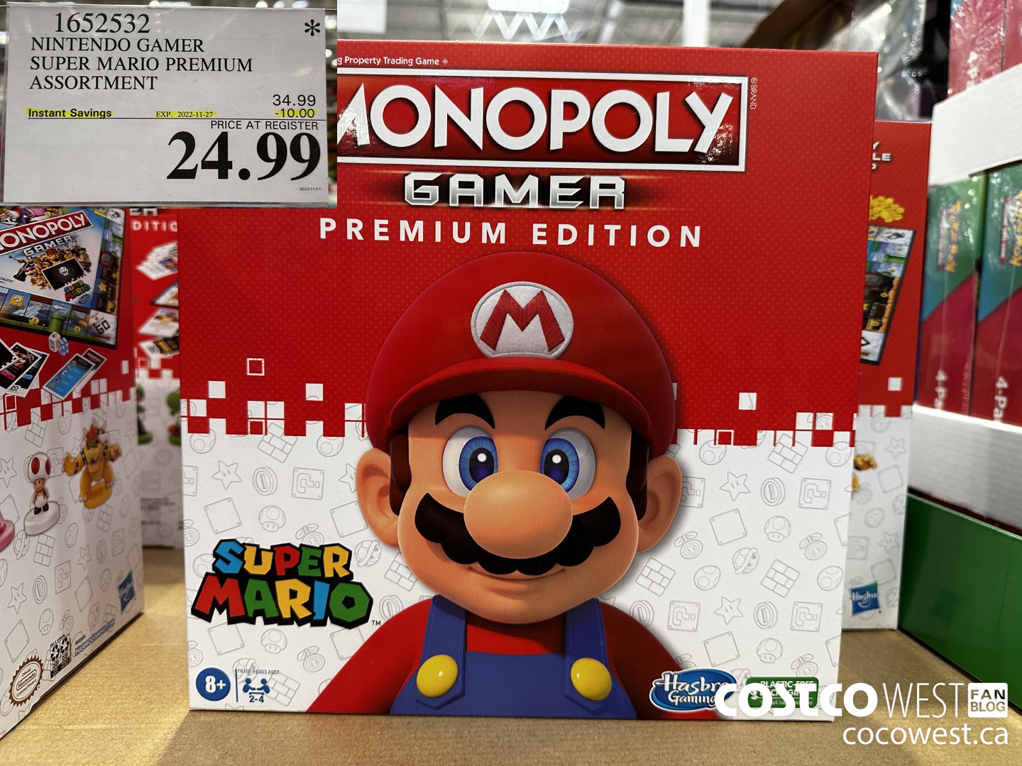 1652532 NINTENDO GAMER SUPER MARIO PREMIUM ASSORTMENT ($10.00 INSTANT SAVINGS EXPIRES ON 2022-11-27) $24.99