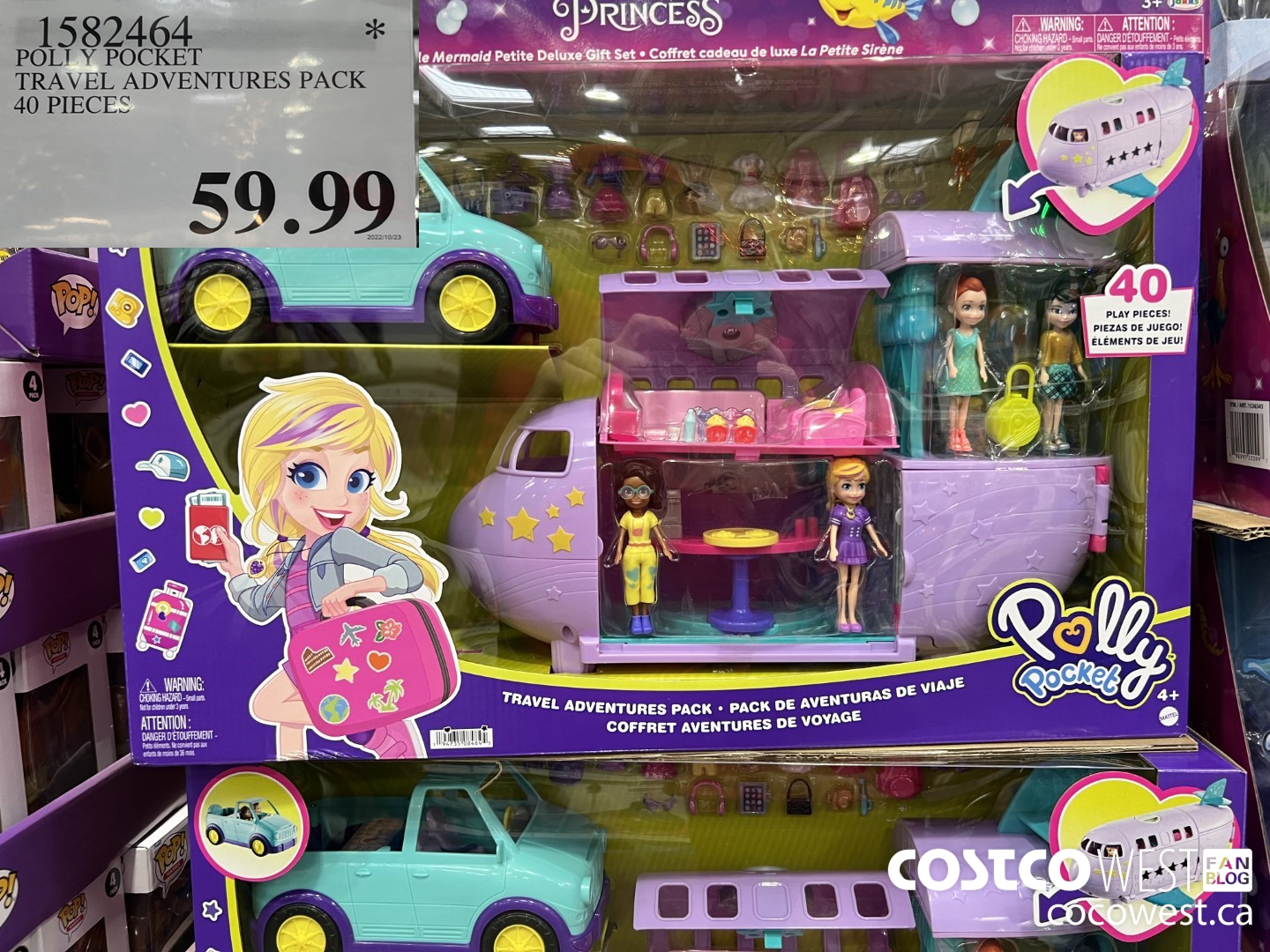 1582464 POLLY POCKET TRAVEL ADVENTURES PACK 40 PIECES $59.99