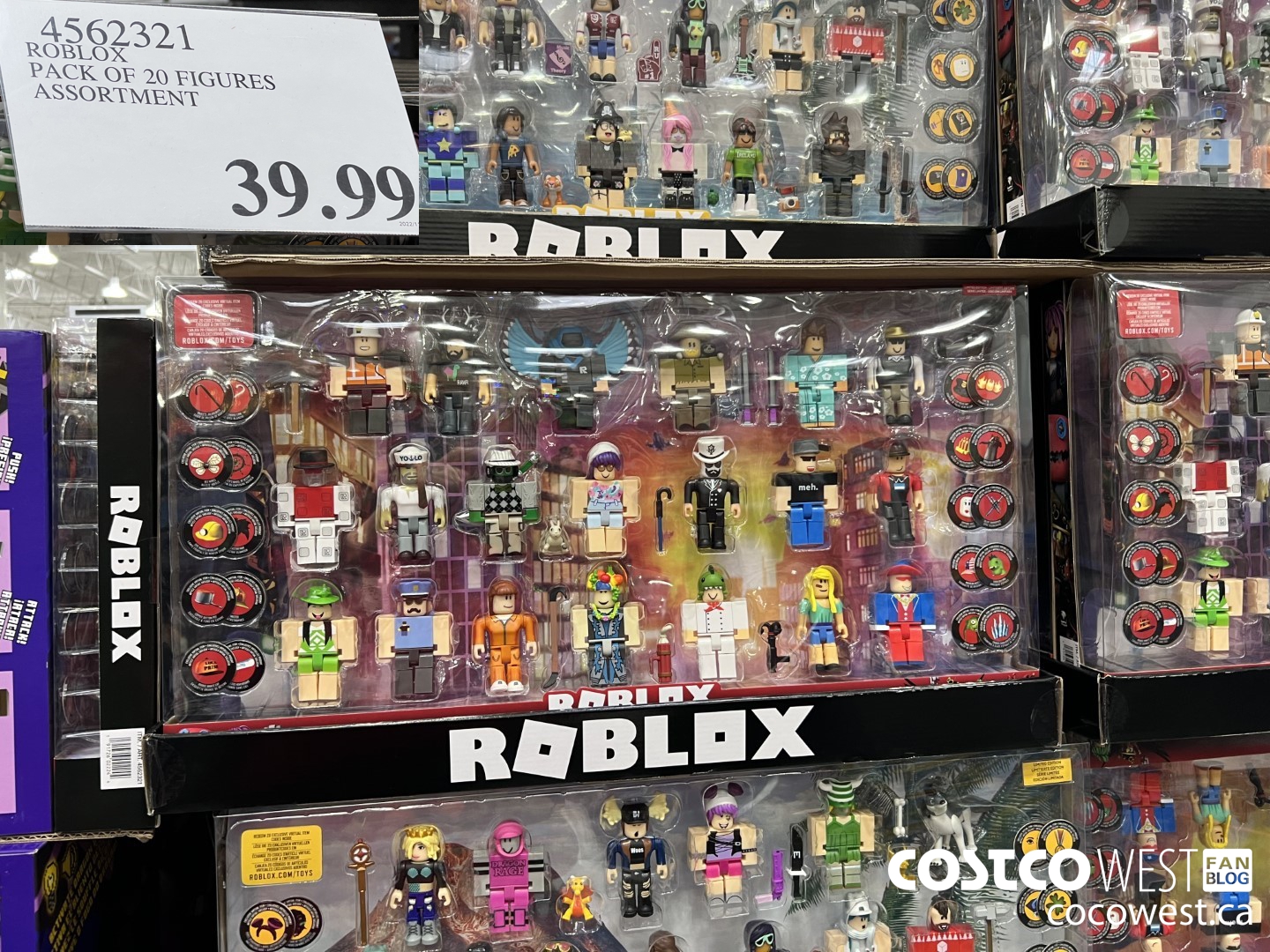 4562321 ROBLOX PACK OF 20 FIGURES ASSORTMENT $39.99