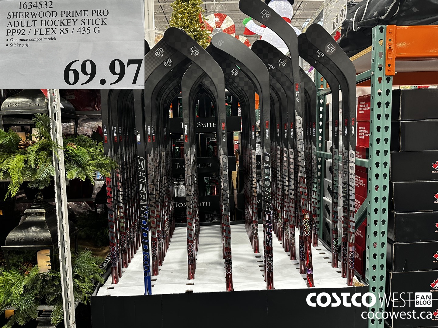 1634532 SHERWOOD PRIME PRO ADULT HOCKEY STICK PP92 / FLEX 85 / 435 G $69.97