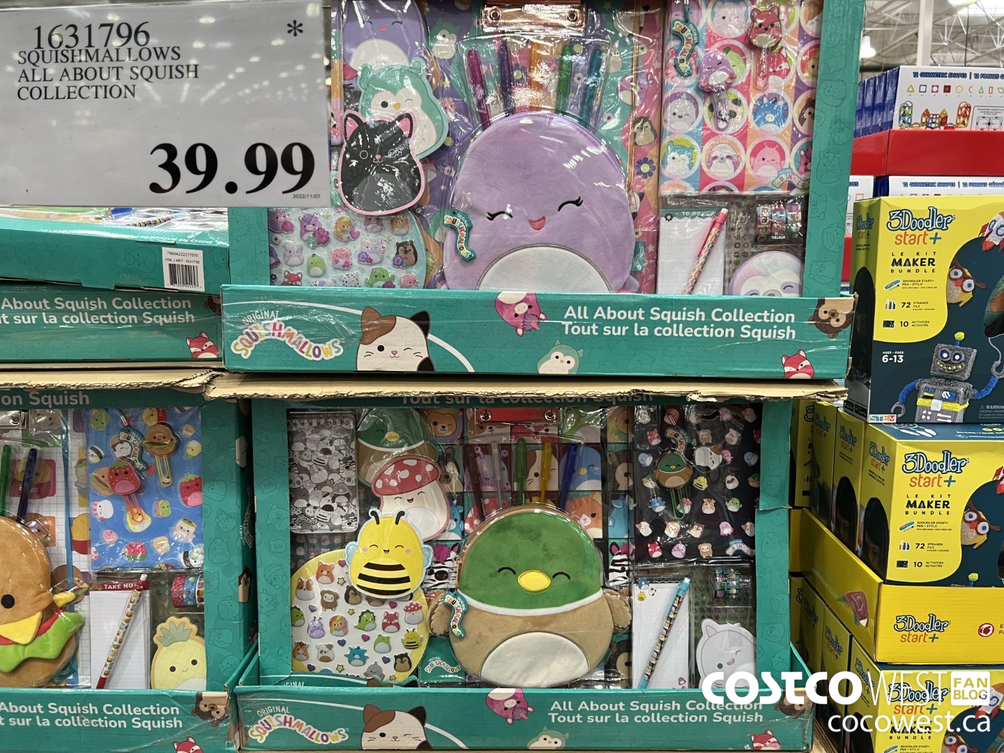 1631796 SQUISHMALLOWS ALL ABOUT SQUISH COLLECTION $39.99