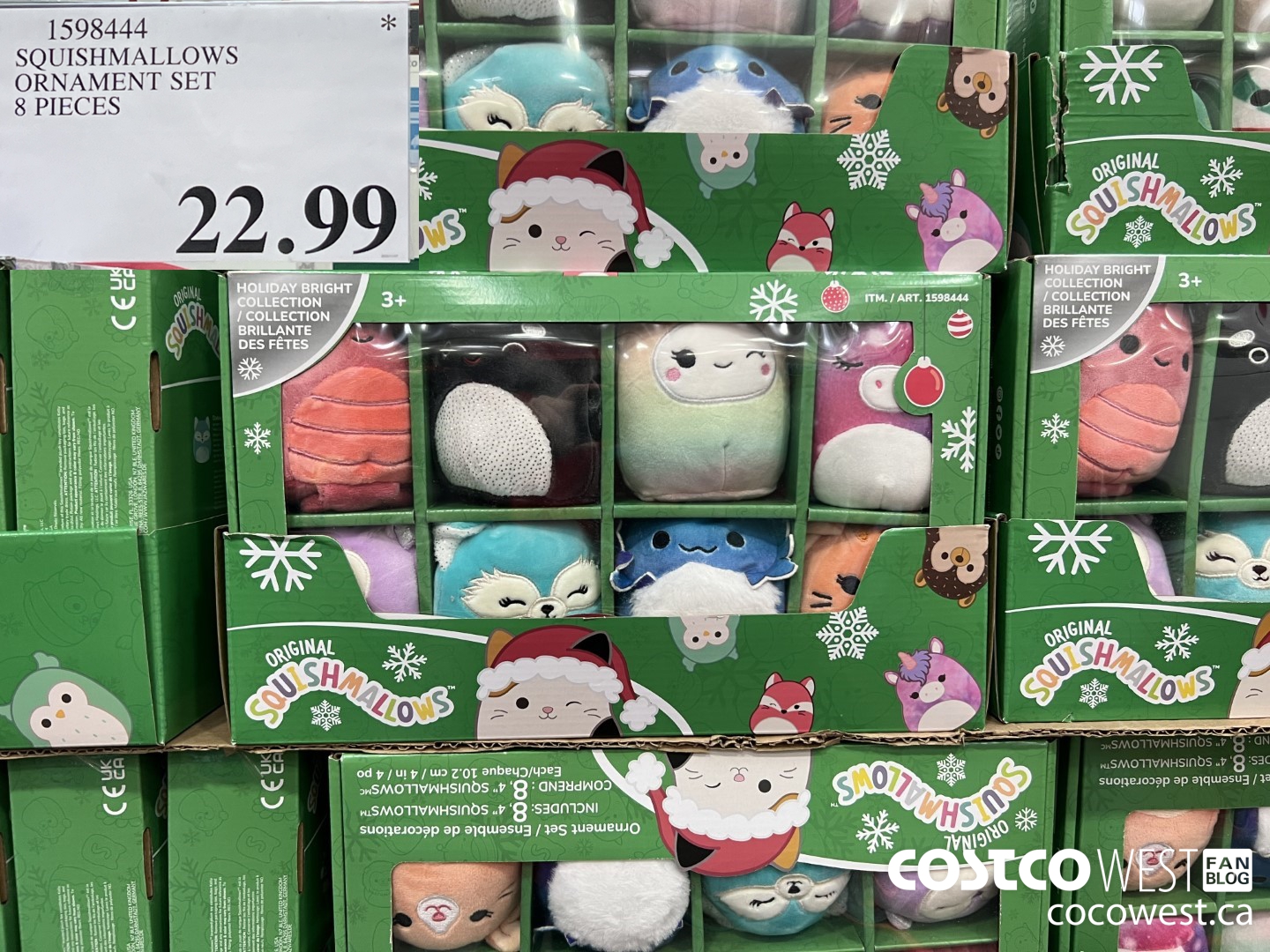 Squishmallows Ornaments 8-Pack Just $12.99 at Costco