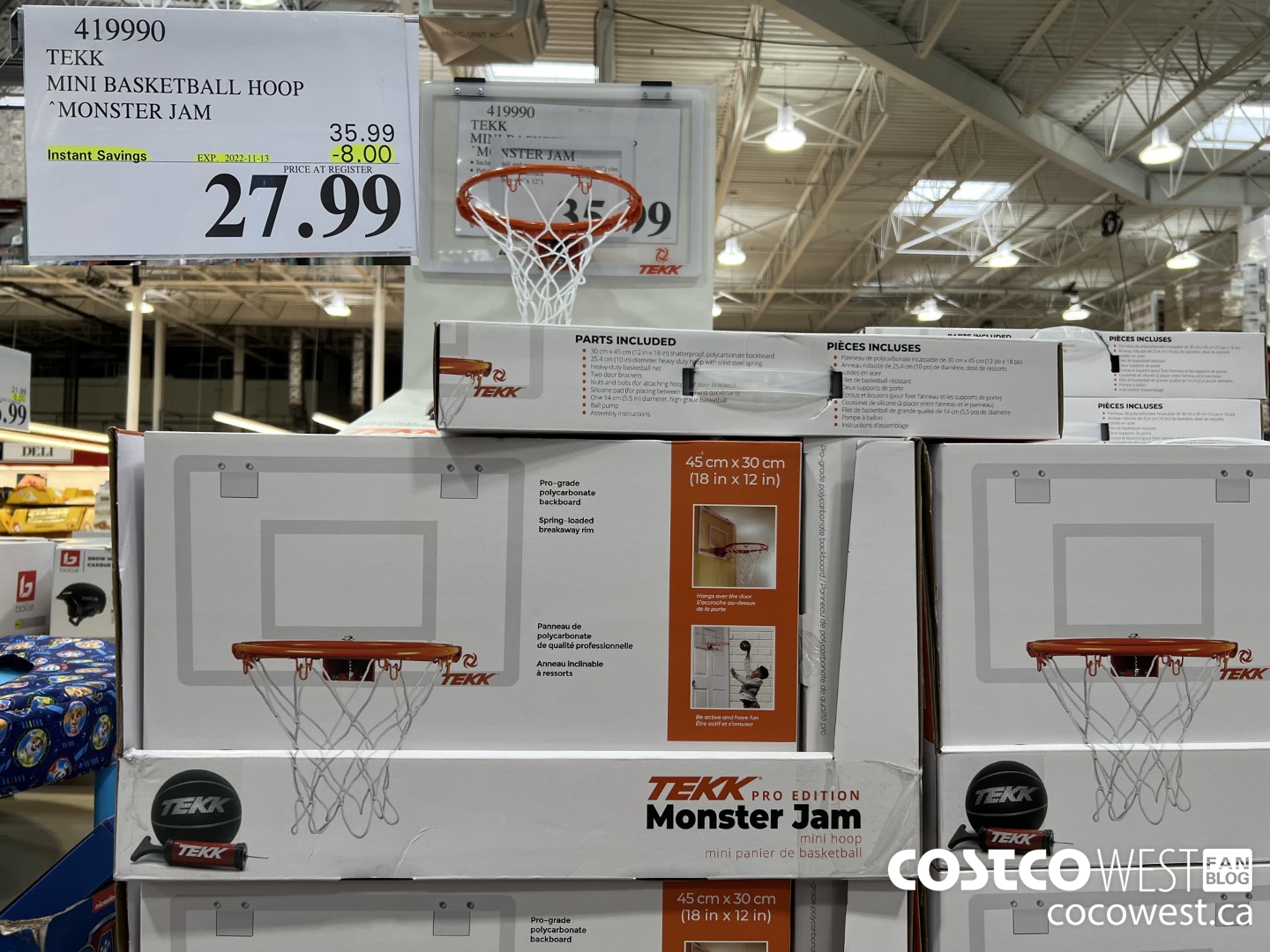 419990 TEKK MINI BASKETBALL HOOP MONSTER JAM ($8.00 INSTANT SAVINGS EXPIRES ON 2022-11-13) $27.99