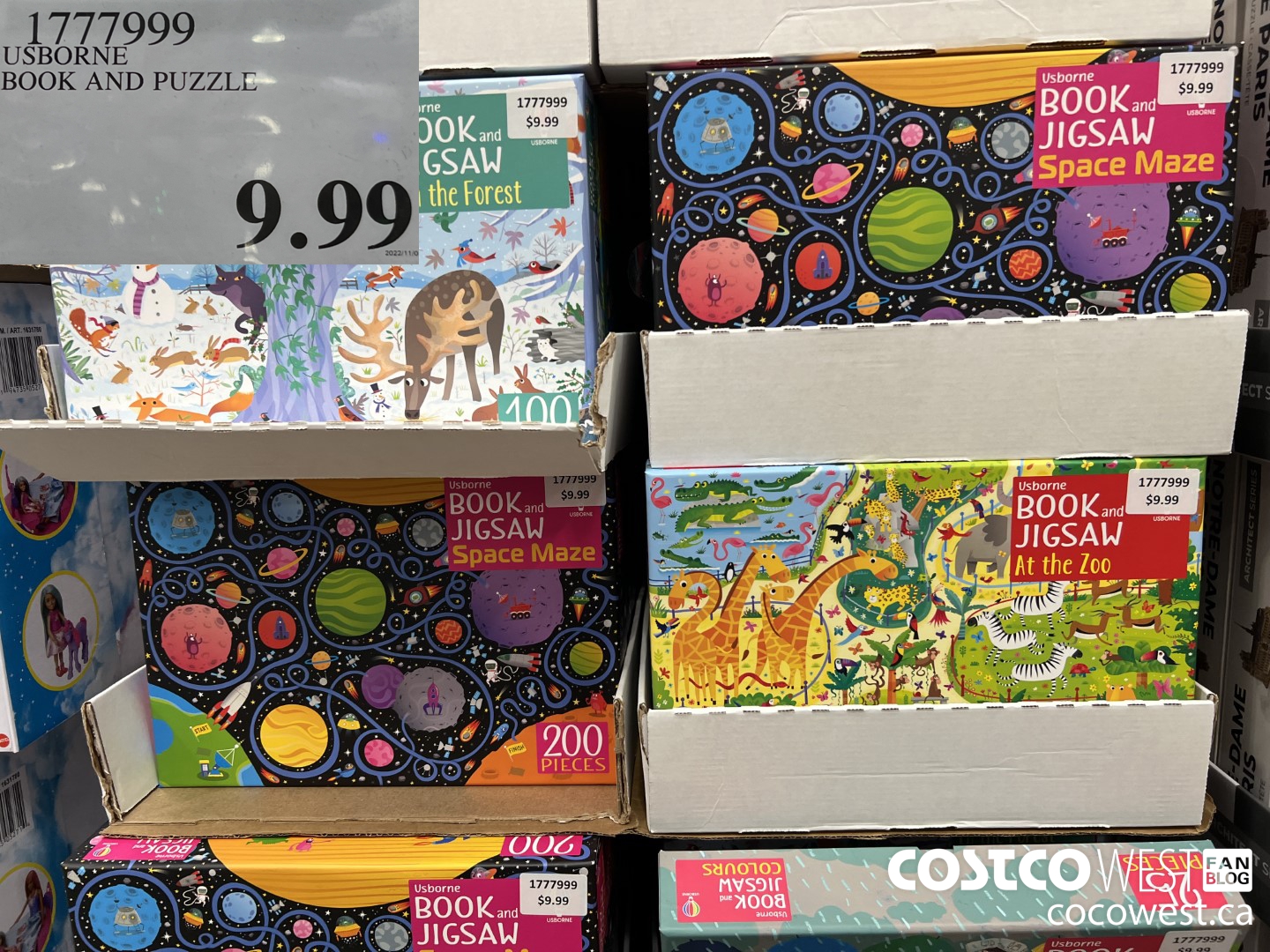 1777999 USBORNE BOOK AND PUZZLE $9.99