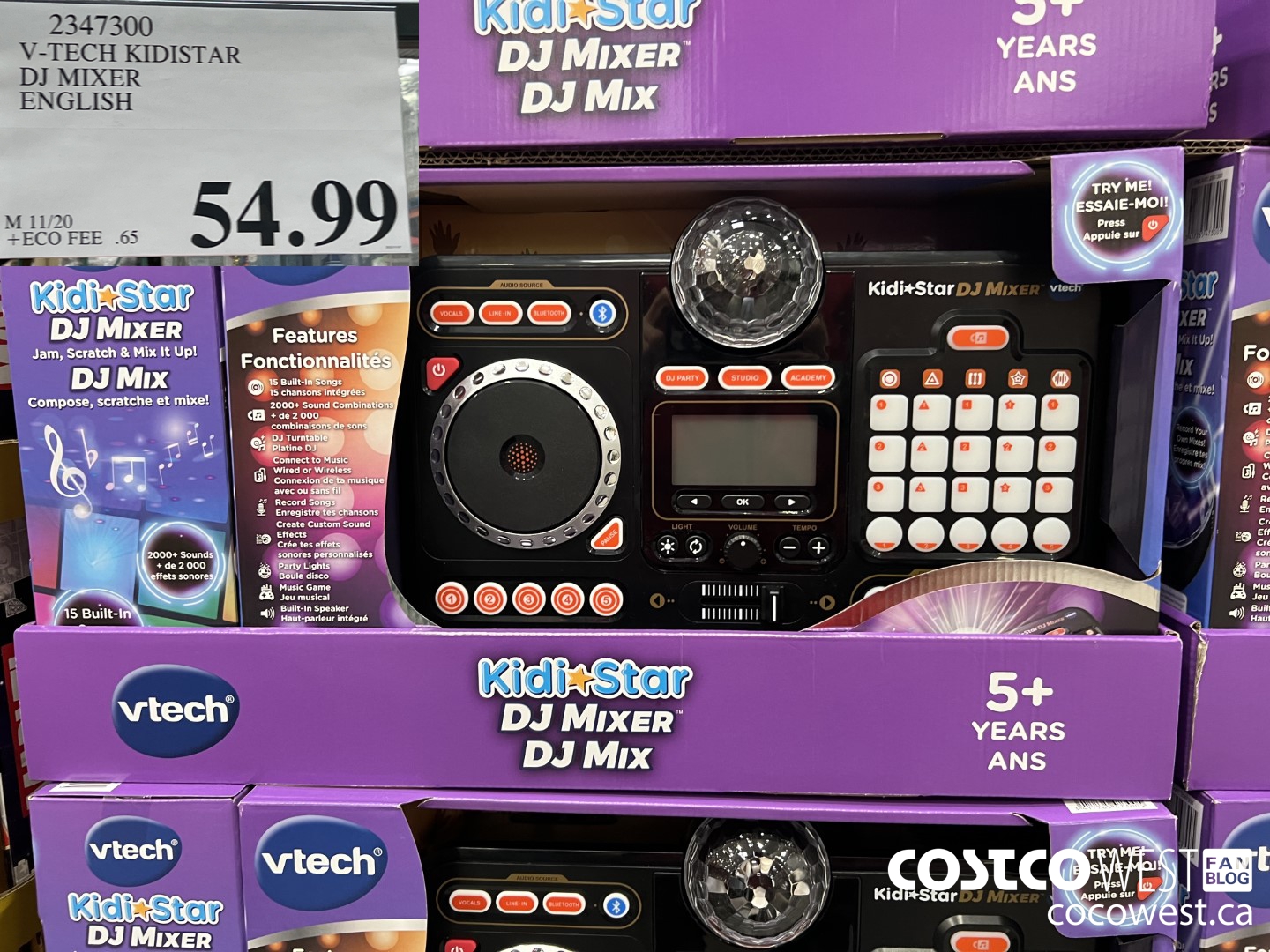 2347300 V-TECH KIDISTAR DJ MIXER ENGLISH $54.99