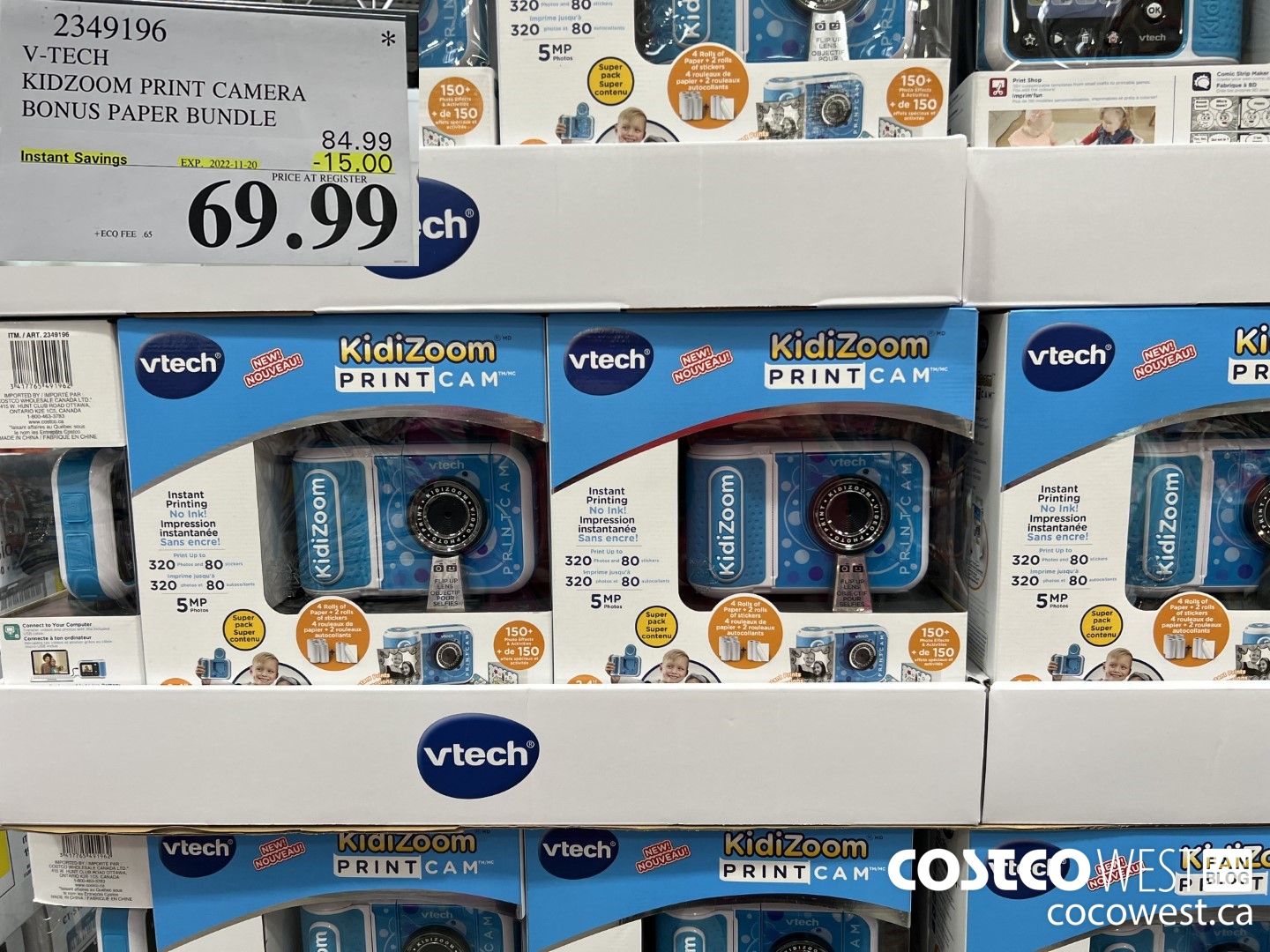 2349196 V-TECH KIDZOOM PRINT CAMERA BONUS PAPER BUNDLE ($15.00 INSTANT SAVINGS EXPIRES ON 2022-11-20) $69.99