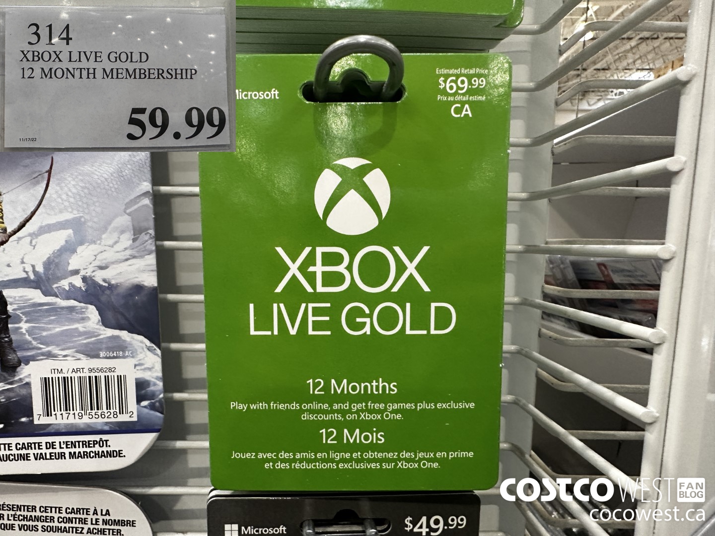 Will Costco's 12 month Xbox live gold gift card work for Xbox core