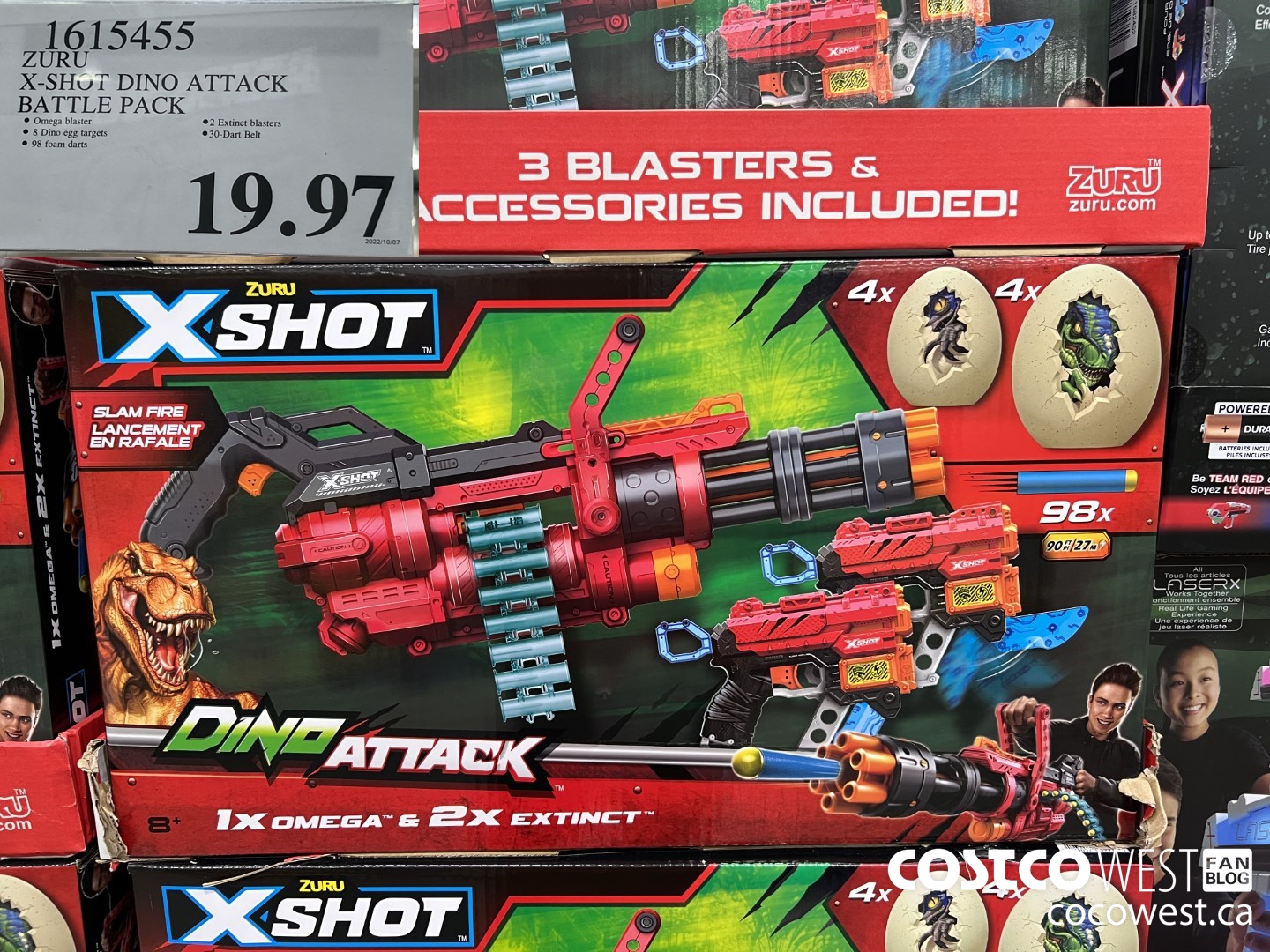 1615455 ZURU X-SHOT DINO ATTACK BATTLE PACK $19.97