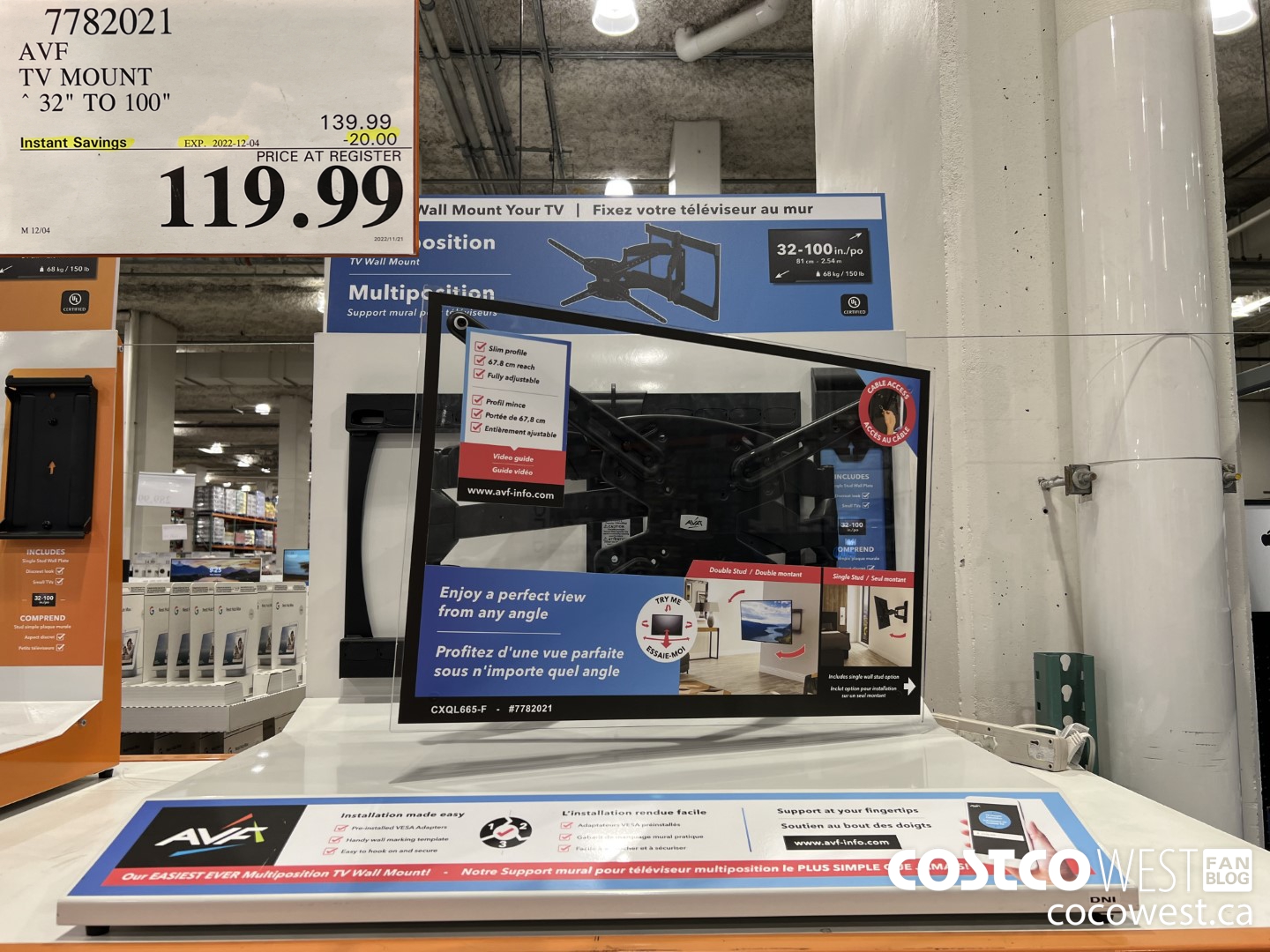 7782021 AVF TV MOUNT 32