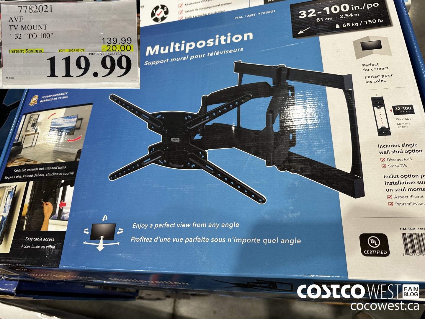 7782021 AVF TV MOUNT 32