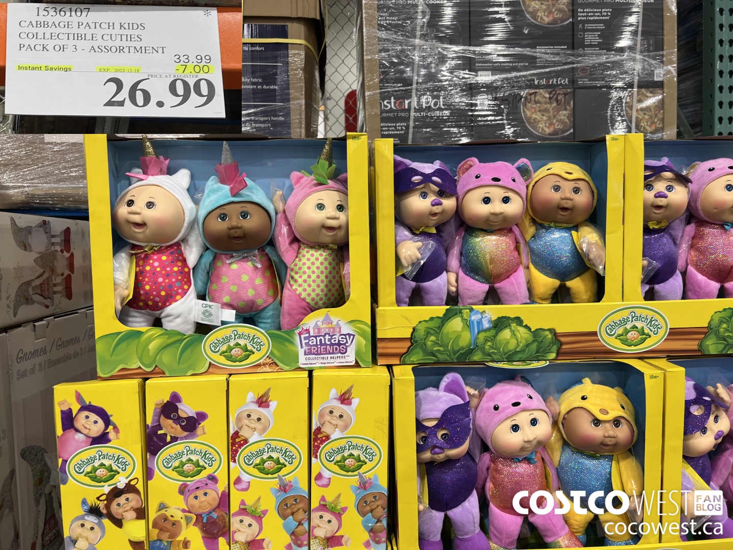 1536107 CABBAGE PATCH KIDS COLLECTIBLE CUTIES PACK OF 3 ASSORTMENT ($7.00 INSTANT SAVINGS EXPIRES ON 2022-12-18) $26.99