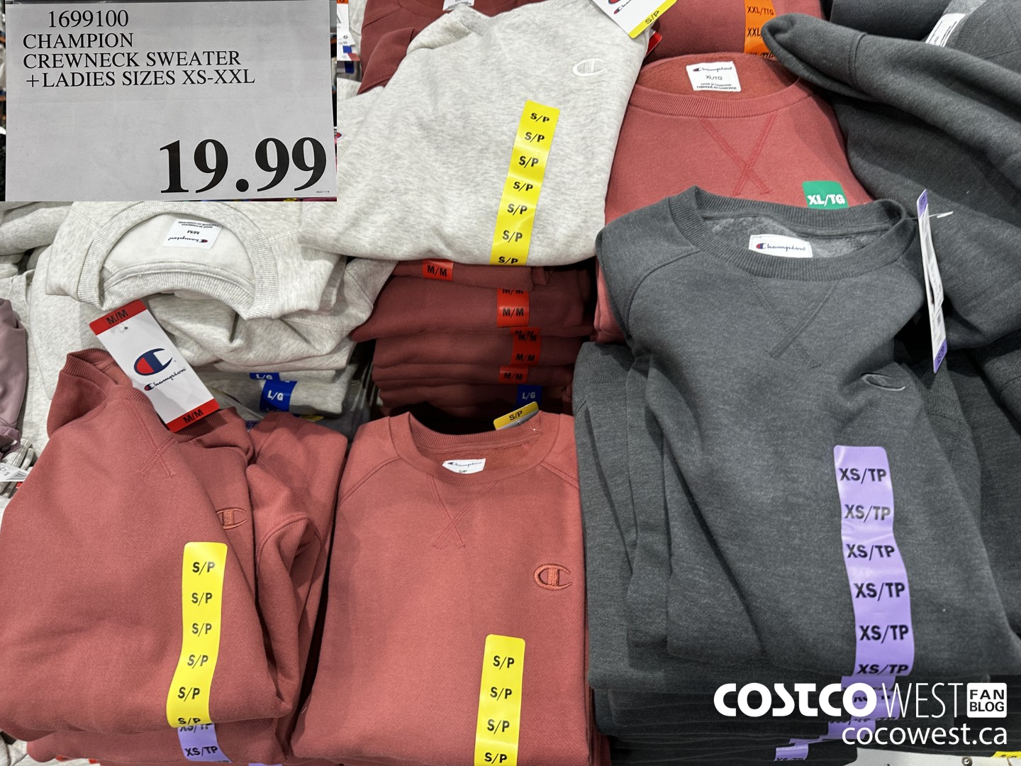 Costco shop champion sweater