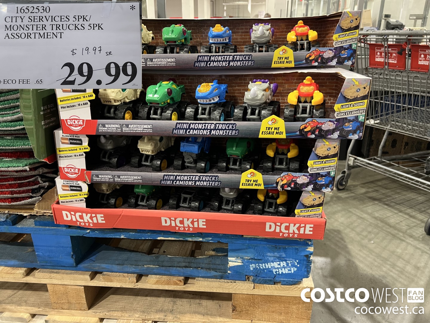 1652530 CITY SERVICES 5PK / MONSTER TRUCKS 5PK ASSORTMENT $19.97