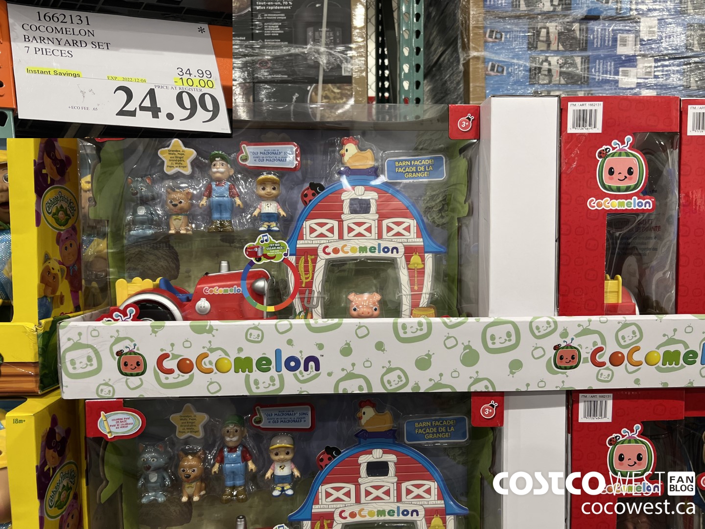 1662131 COCOMELON BARNYARD SET 7 PIECES ($10.00 INSTANT SAVINGS EXPIRES ON 2022-12-04) $24.99